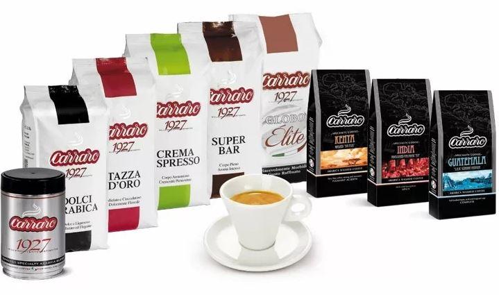 Carraro, описание итальянского кофе Карраро, отзывы о бренде